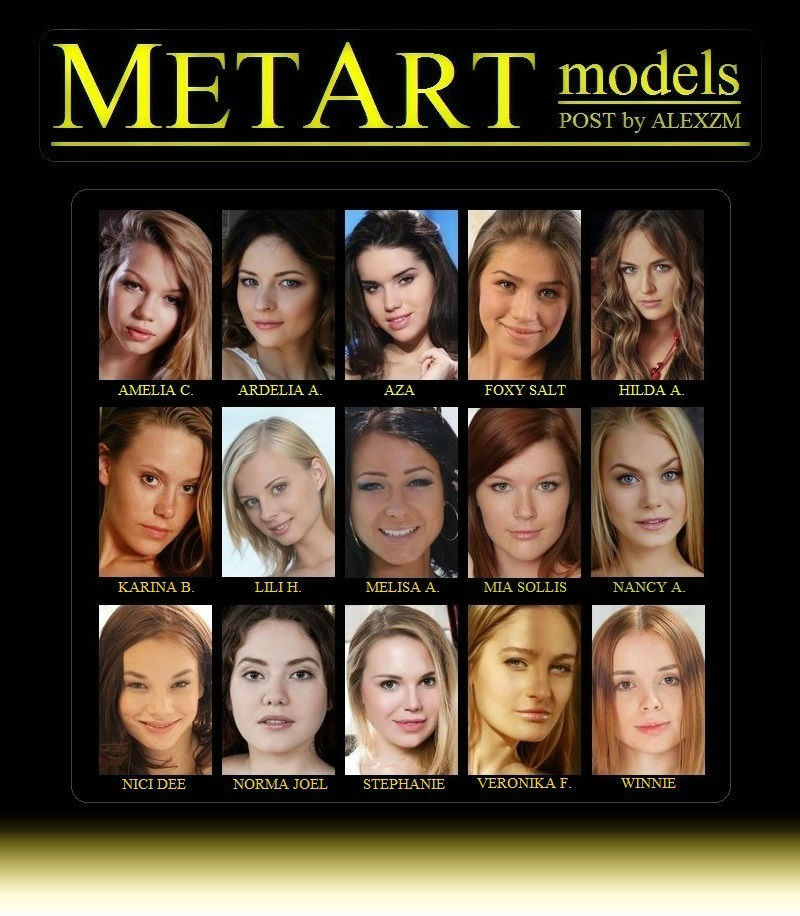 Metart models by Alexzm.