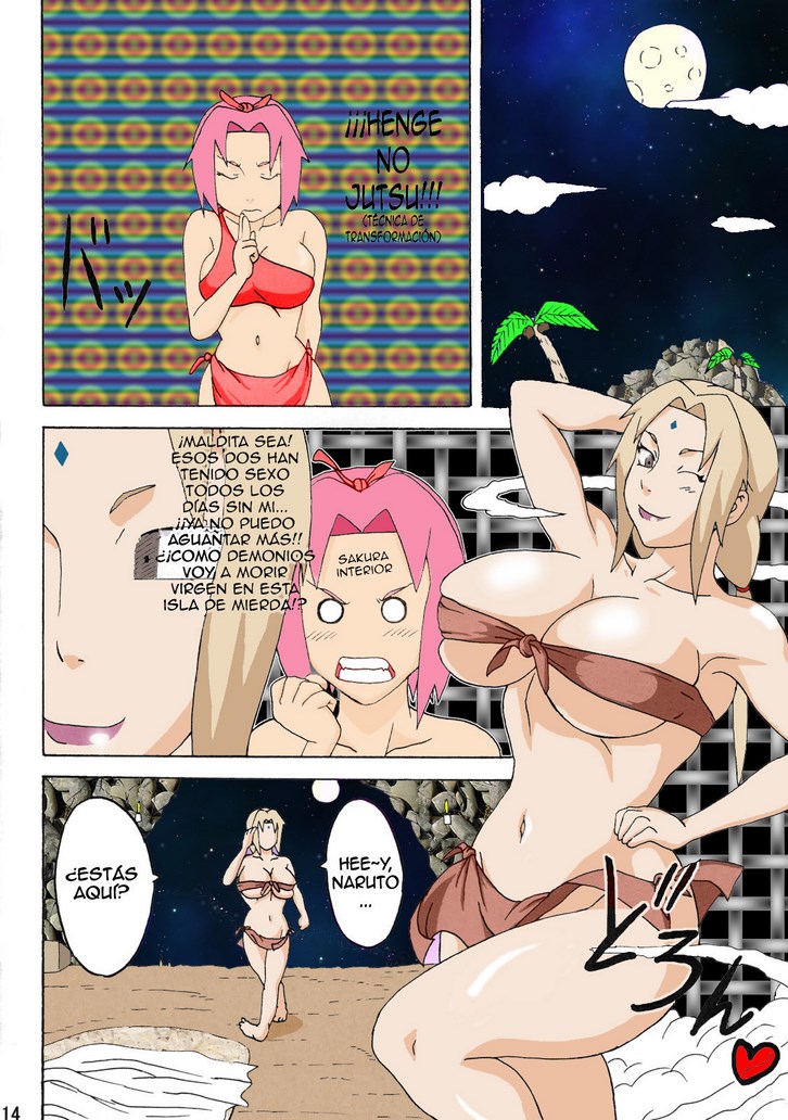 Comic Xxx Con Naruto Tsunade Y Sakura Desnuda Jungle Party 2 A Color Comic Ver