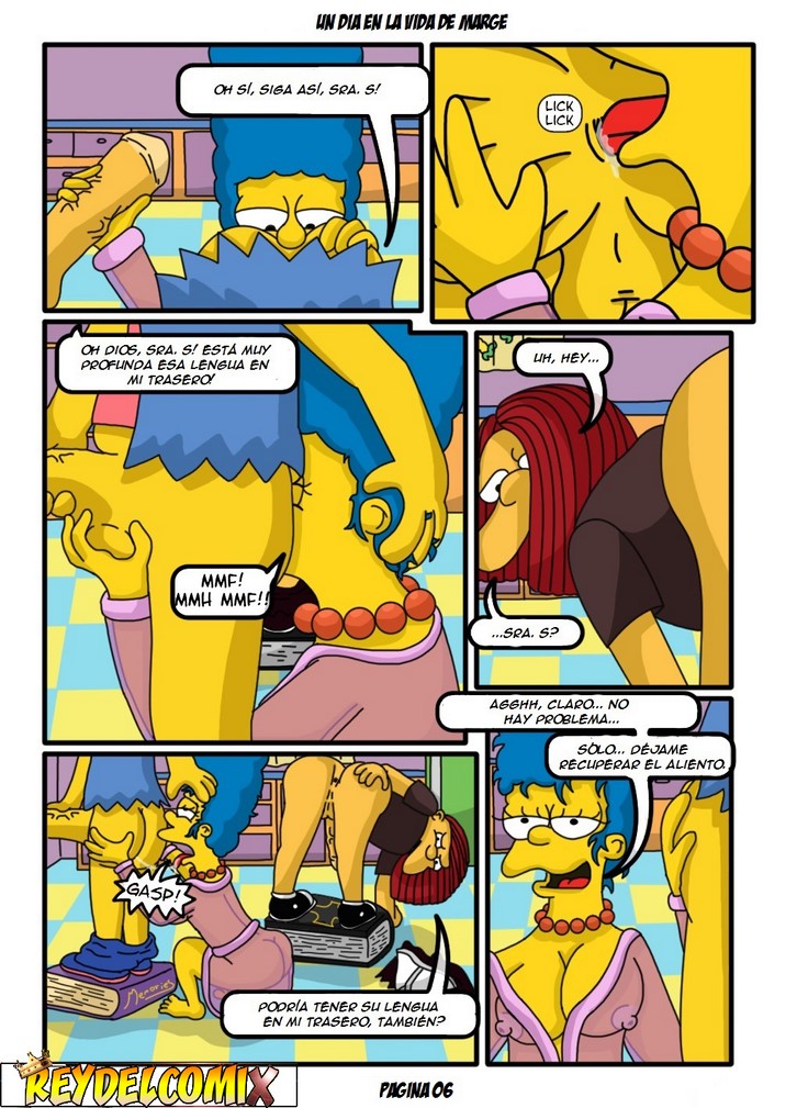 El rey del comix con los Simpsons - Comics XXX