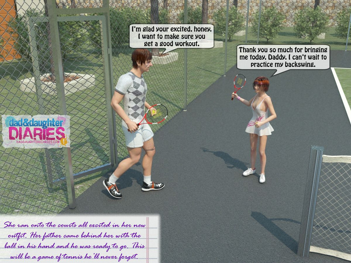 Game Of Tennis - 3D incest 4