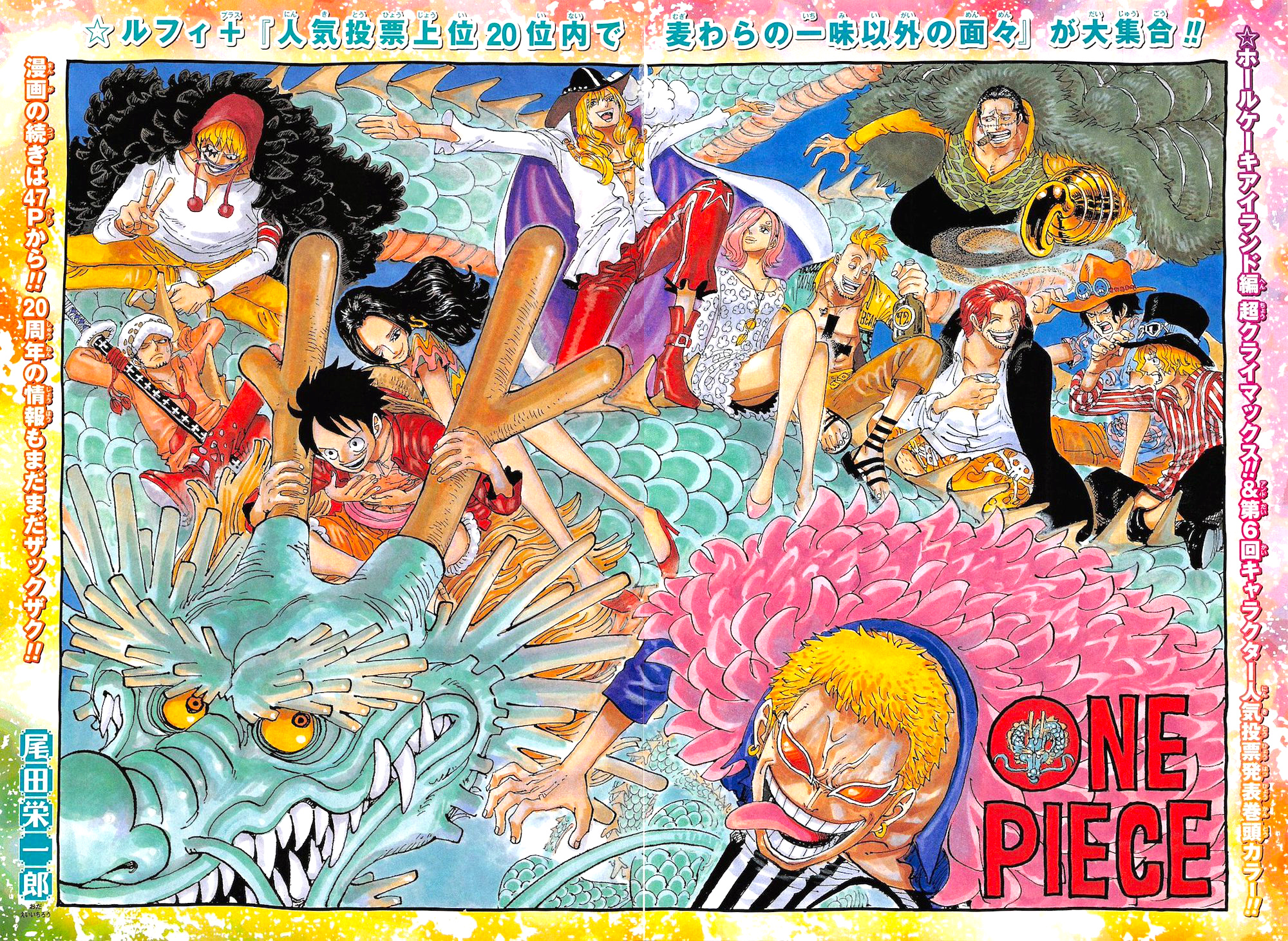 One Piece 6th Official Characters Popularity Poll + US Poll UBaCnuix