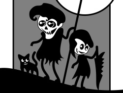 Obraz Mr. Death and his Little Helpers