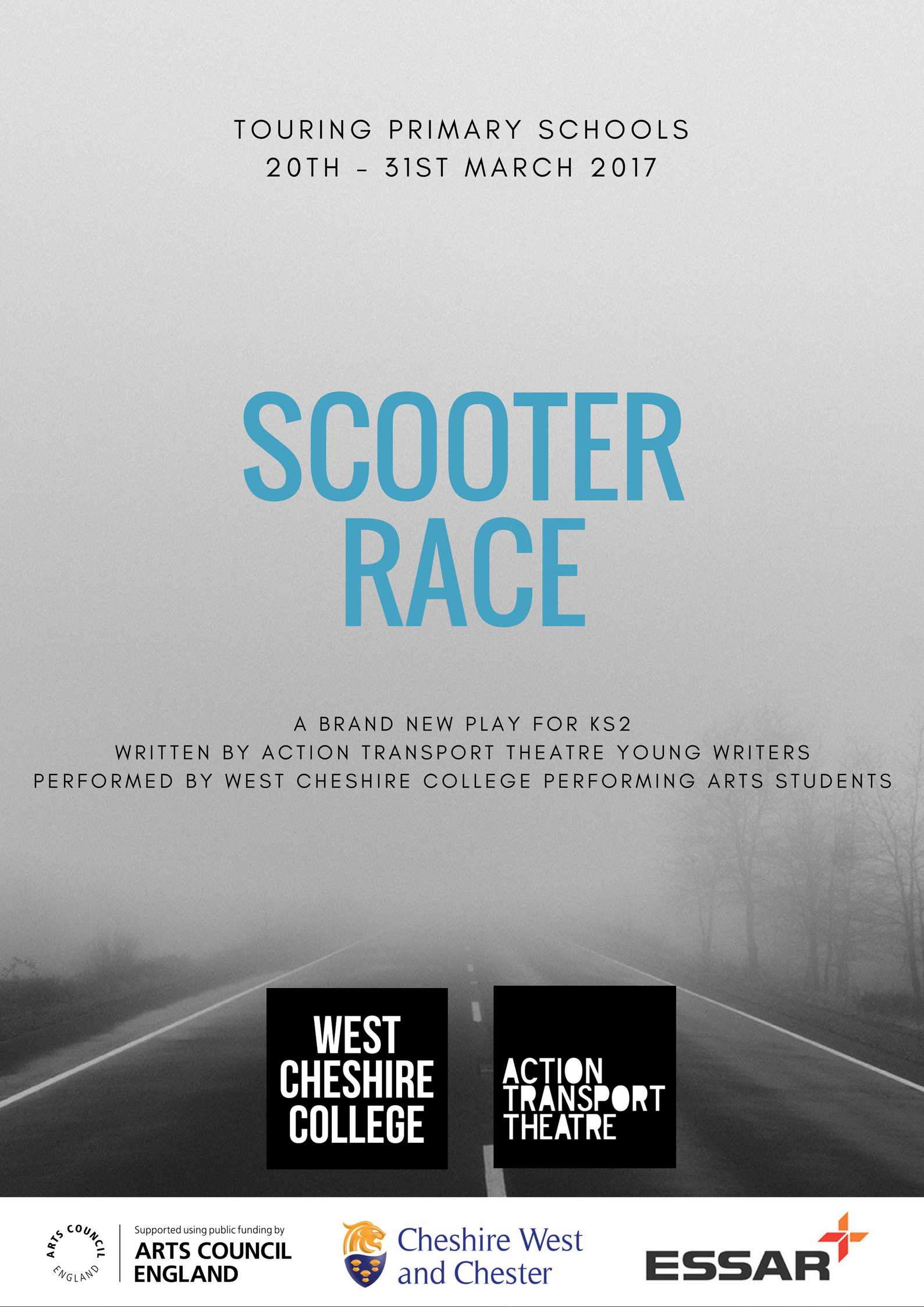Scooter Race Poster